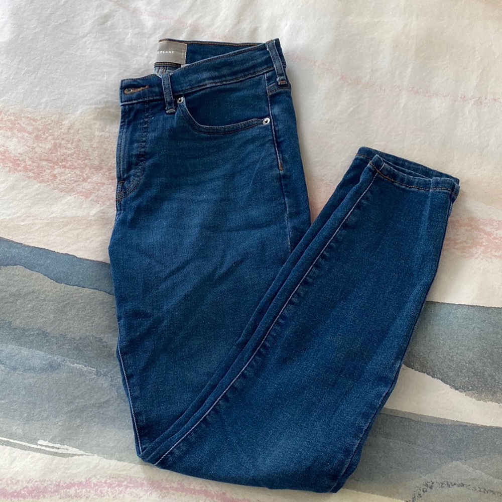Everlane size 28 skinny jeans mid rise